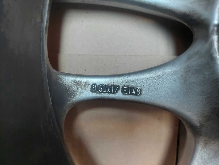 Komplet Felgi Porsche Boxster 986 17" szerokie 2x 8,5 ET48 i 2x 7 ET55