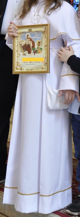 Sprzedam Albę komunijną, Alba, sukienka komunijna, zestaw komunijny