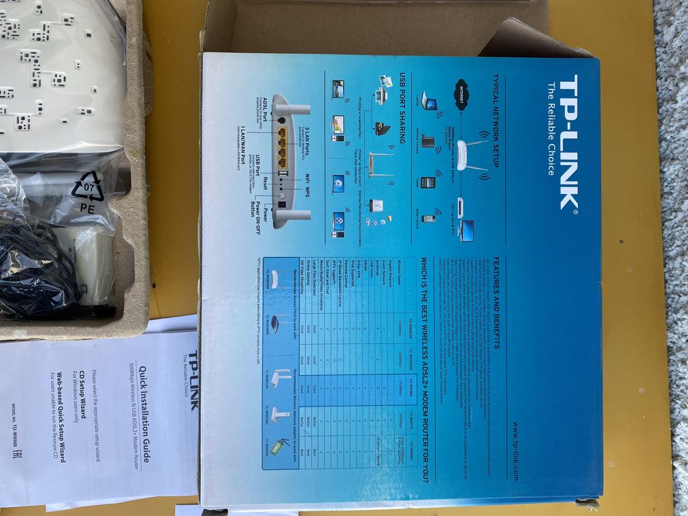 Moden router novo