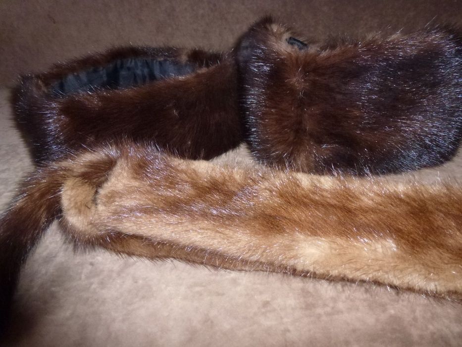 Opaska z naturalnej norki