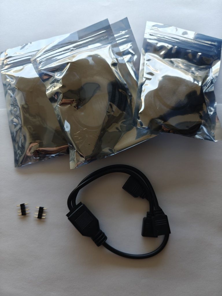 Спліттер 5V 3PIN ARGB Розгалужувач синхронізації підсвітки компютера
