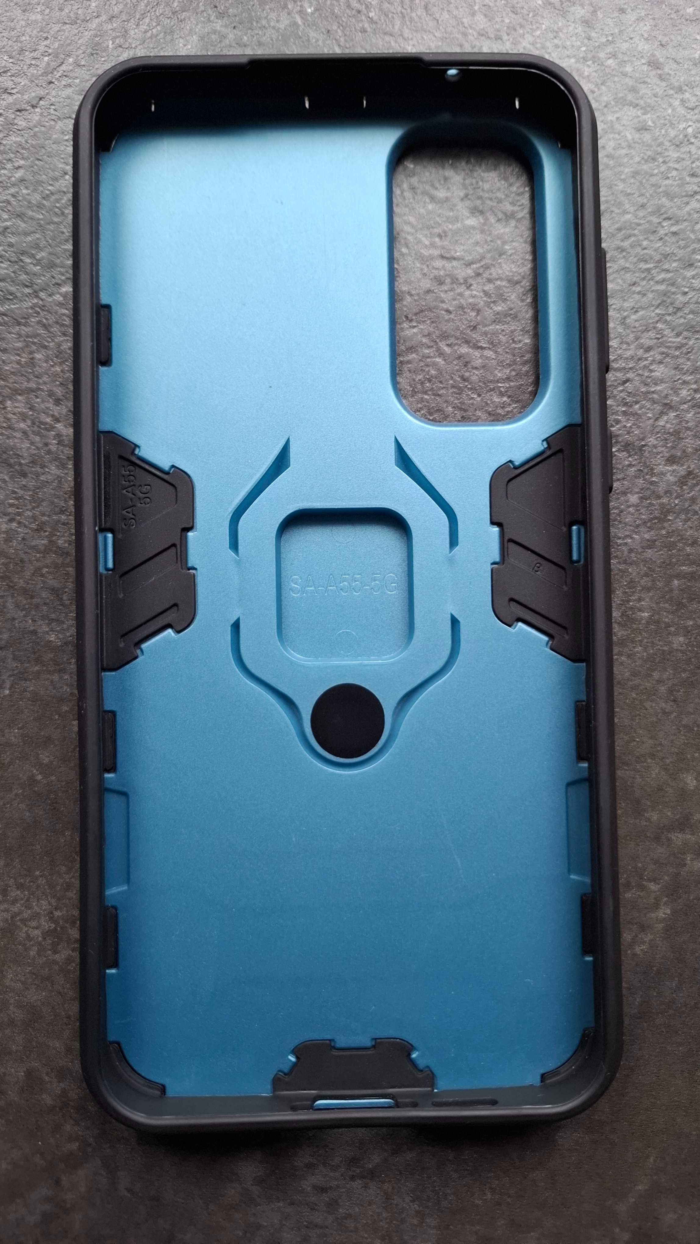 Wstrząsoodporne etui do Samsung A55 z magnetycznym uchwytem
