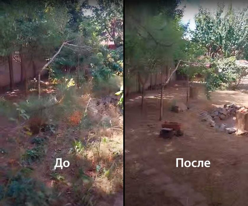 Комплексная уборка земельных и дачных участков по Кривому Рогу.