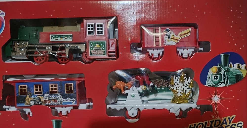 Різдвяний потяг Санти Рождественский поезд Санты