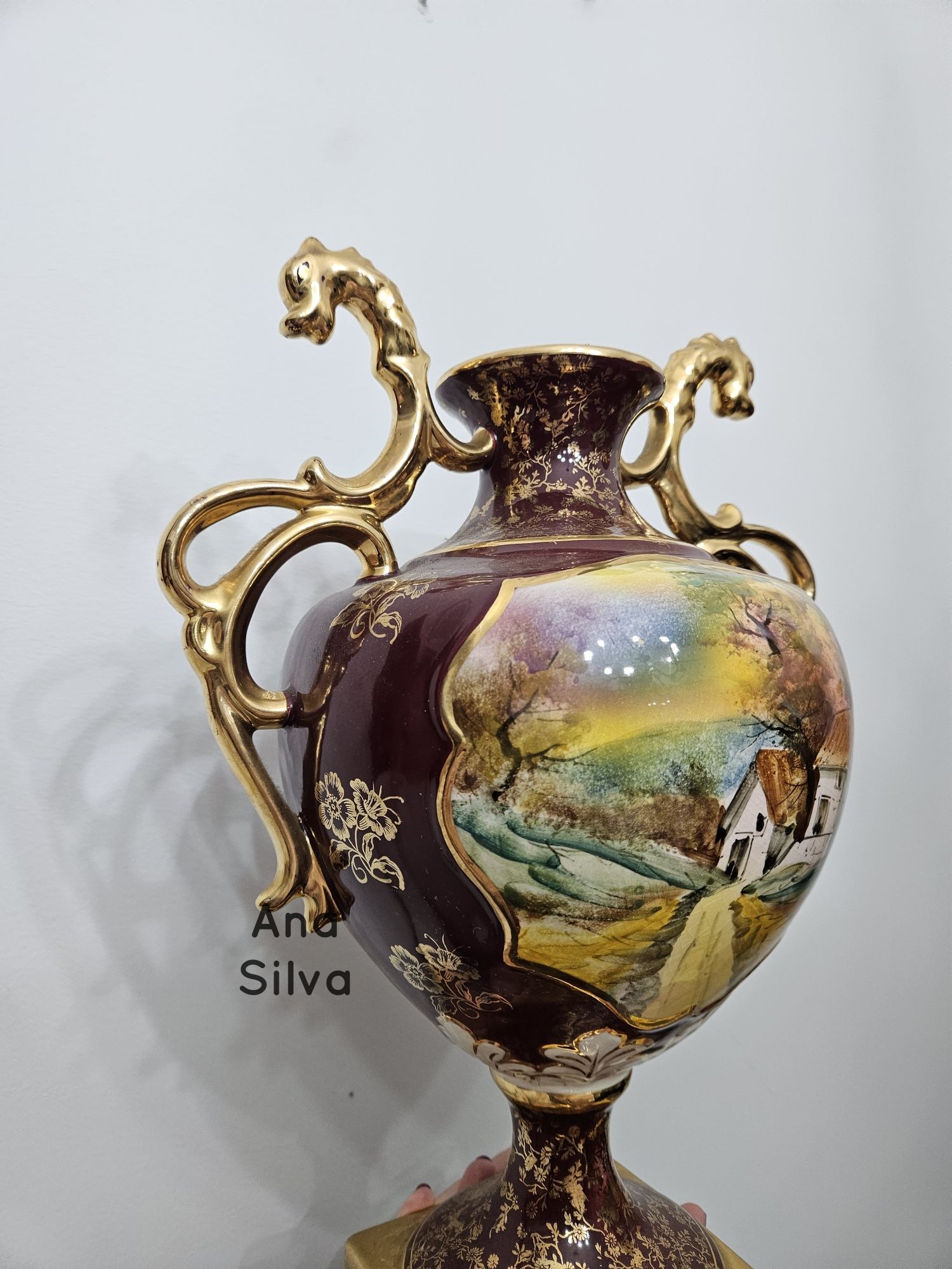 Jarrão pintado à mão