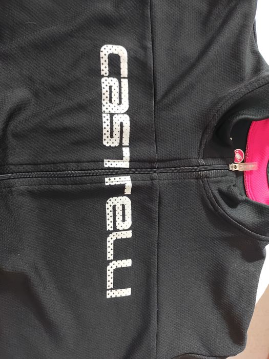 CASTELLI profesjonalna bluza rowerowa czarna L