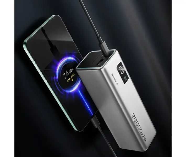 Power Bank CUKTECH PB200 20000mAh 85W 2C1A, оф. гарантія 12 міс.
