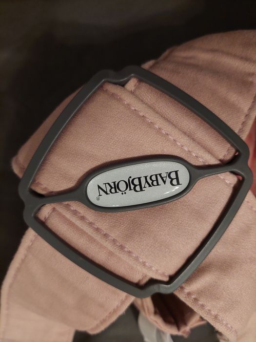 Рюкзак-кенгуру BabyBjorn Mini Woven Dusty pink