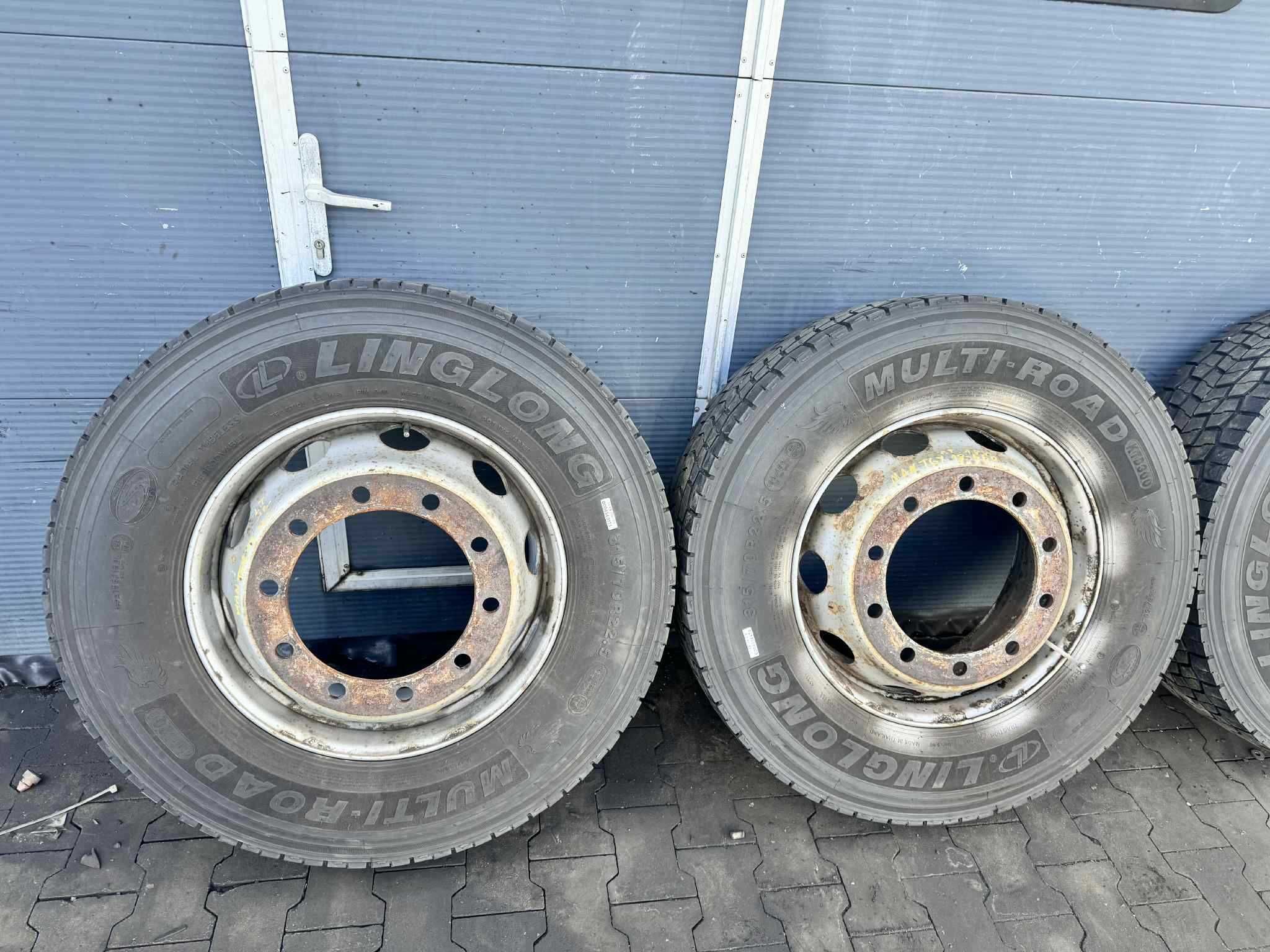 4x Koła opony napędowe 315/70/22,5 Linglong KTD300 22r 9mm 10 śrub
