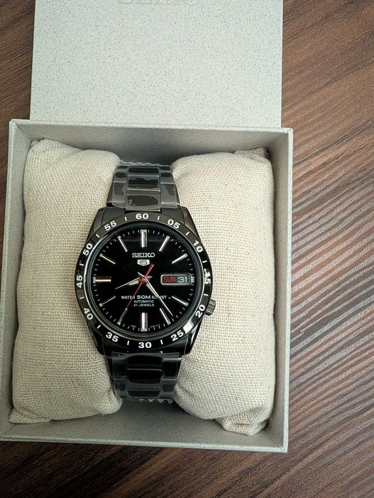 Zegarek Seiko 5 Black SNKE03KC SNKE03K1 automat NOWY