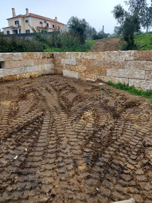 Calcadas pave lancil muto pedra