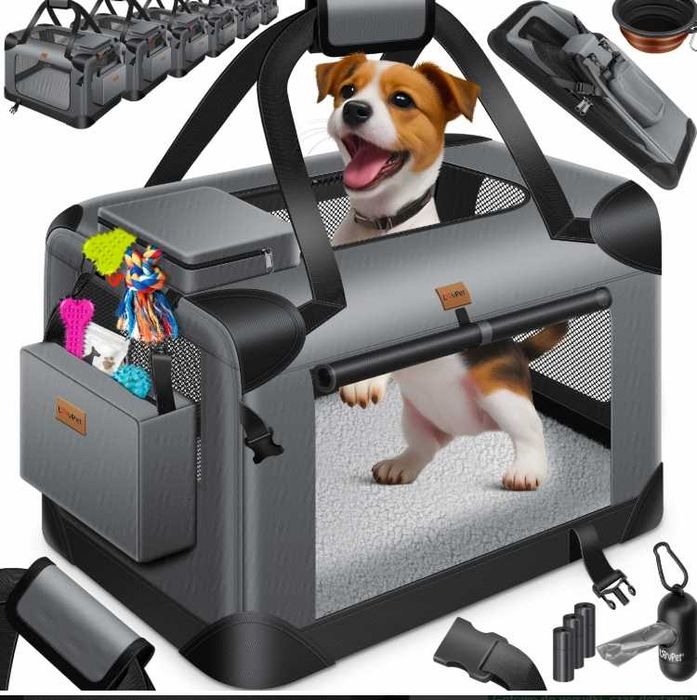 Skrzynia transportowa LOVPET składana dla psów i kotów