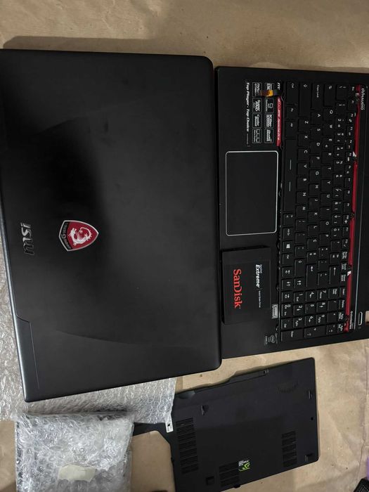 Portatil MSI para peças