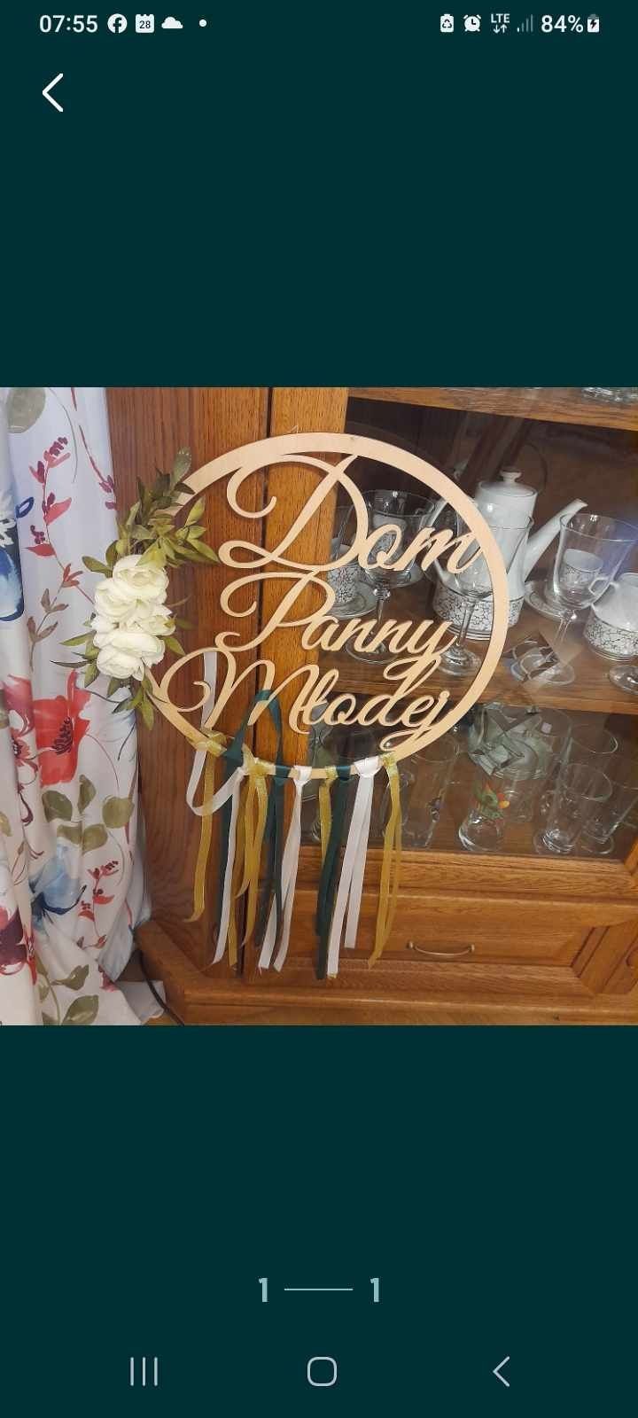 Obręcz dom panny młodej