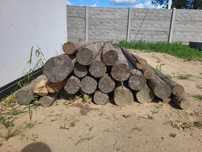 stemple,paliki,slupki ogrodzeniowe drewniane