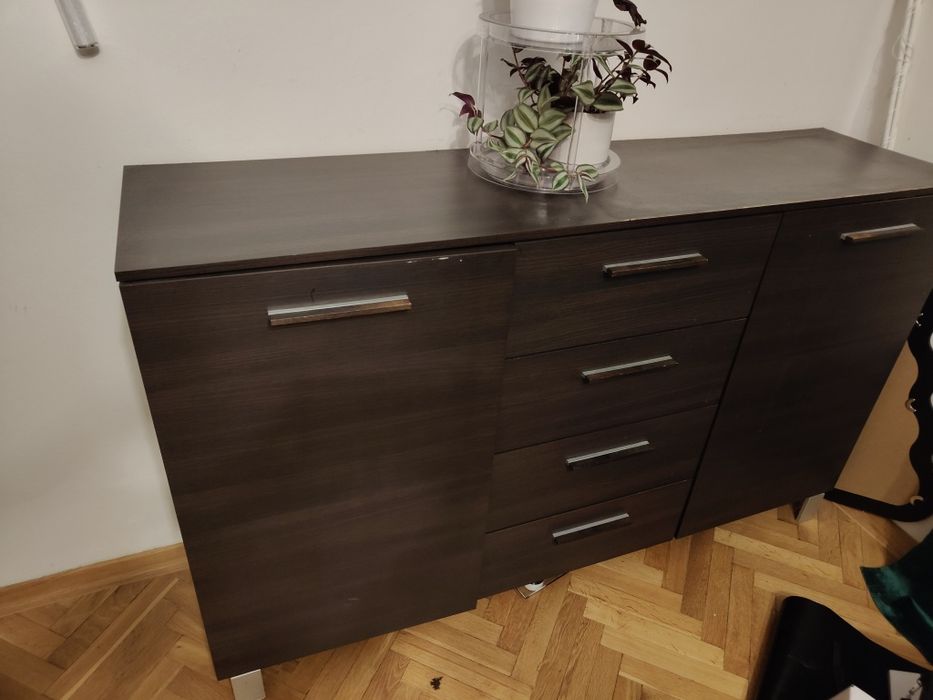 Komoda czarna 150cm