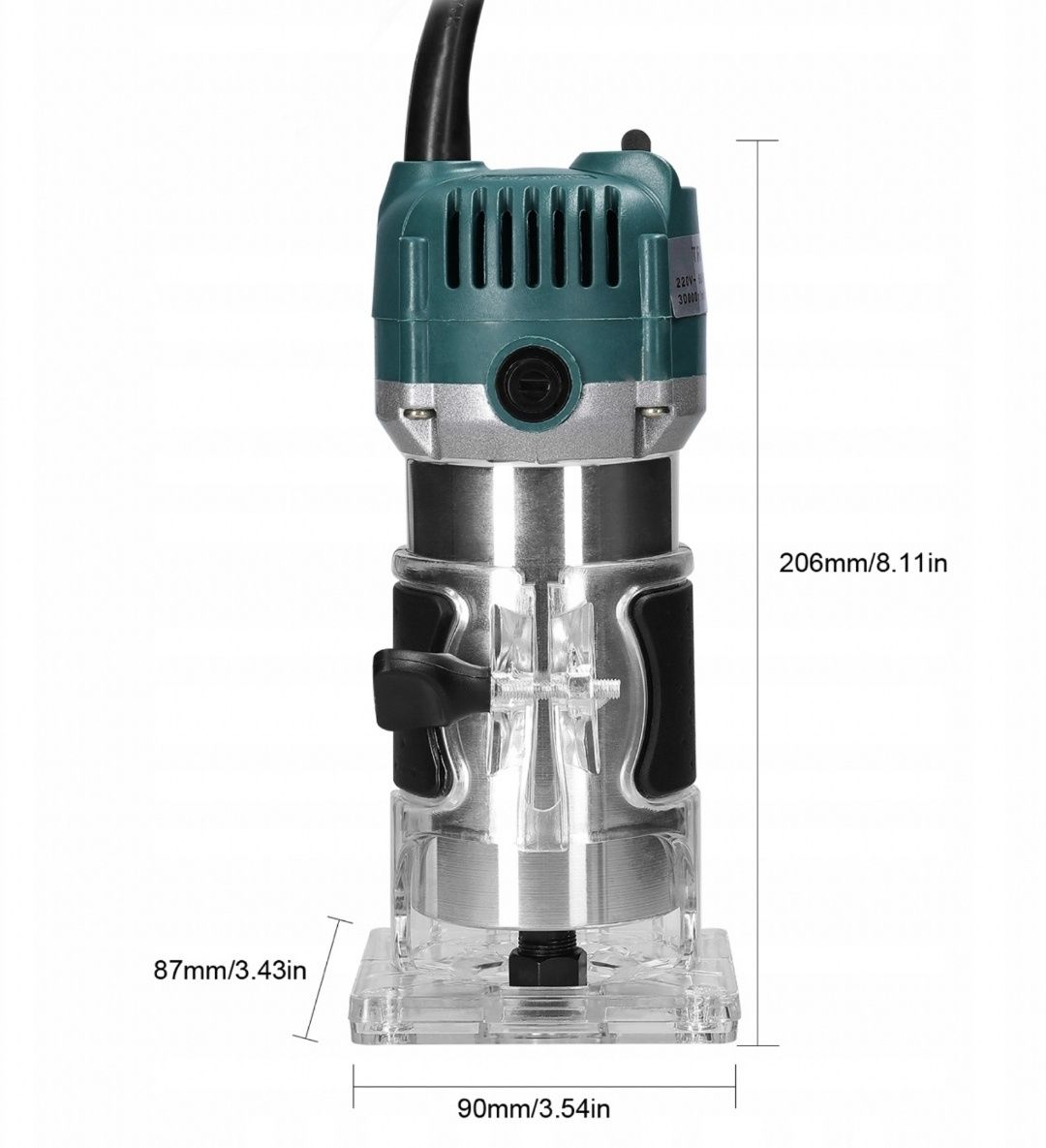 Frezarka wielofunkcyjna frezarka do laminatu drewnianego  220V  800W