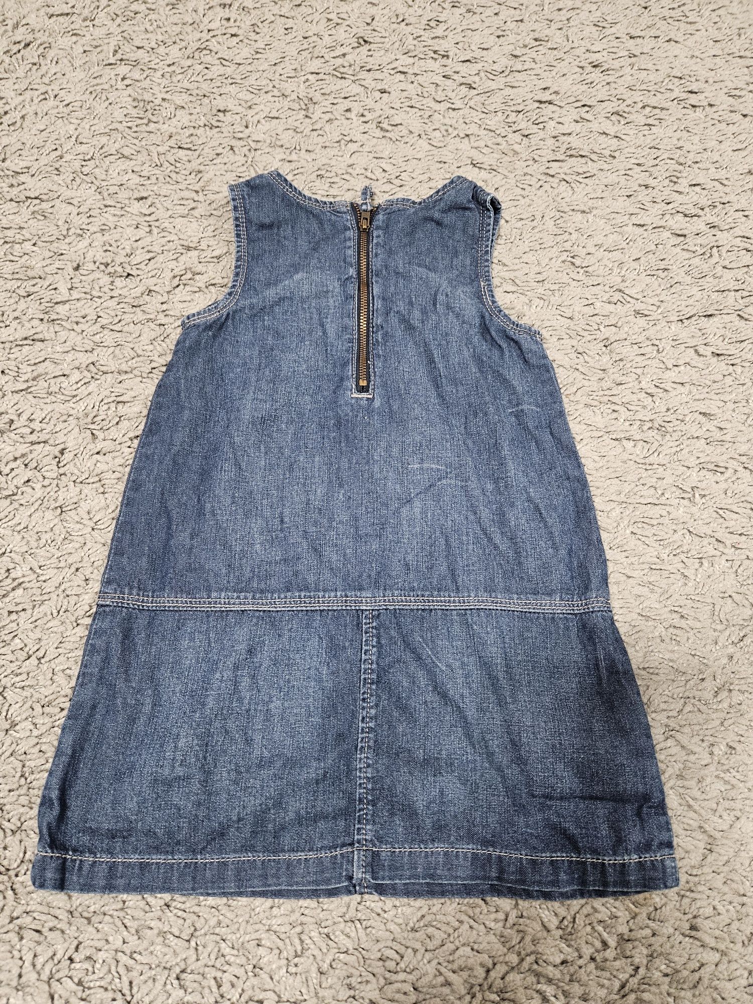 Gap sukienka sukieneczka jeansowa 98