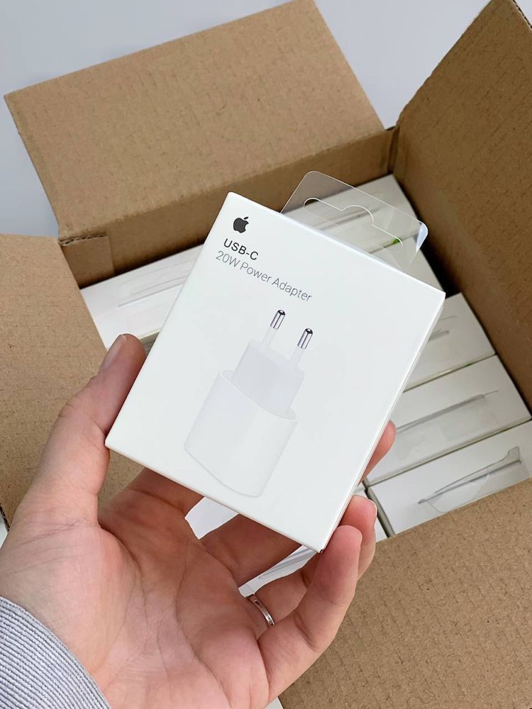 Зарядка Apple 20W Power Adapter, блок зарядки IPhone 8+,X,11,12,13,14