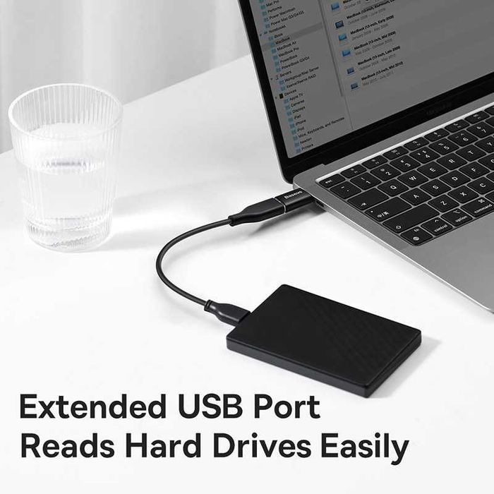 OTG адаптер Type-C на USB 3.1 перехідник тайп-с на юсб 10Gb/s BASEUS