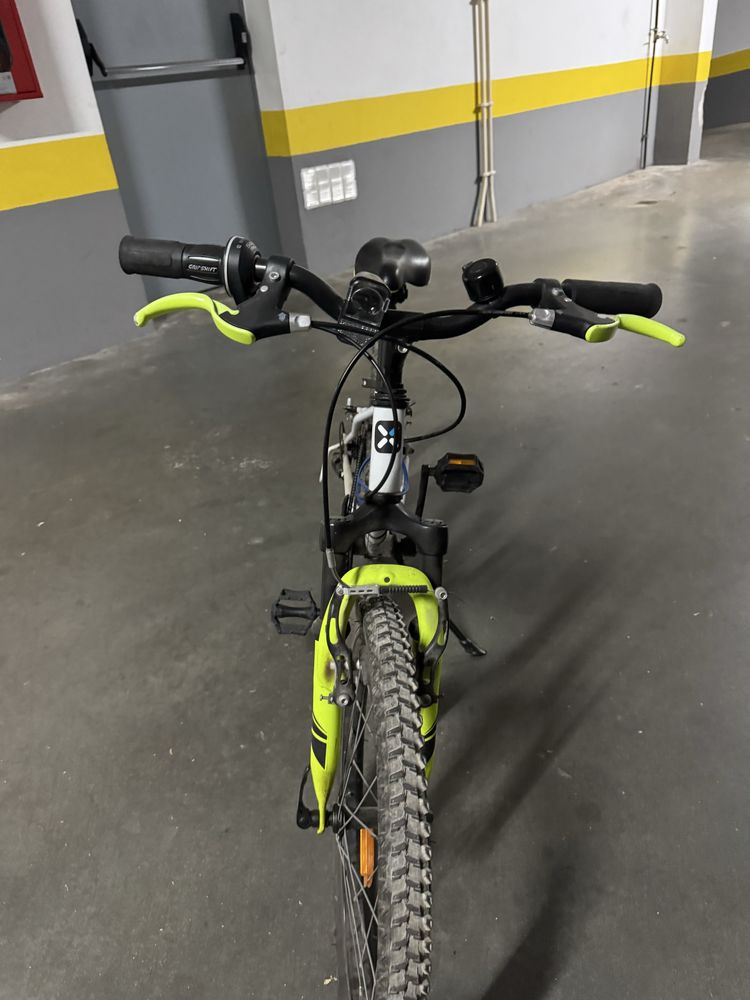 Bicicleta crinaca 6-12anos roda 20, btwin com suspensao como nova