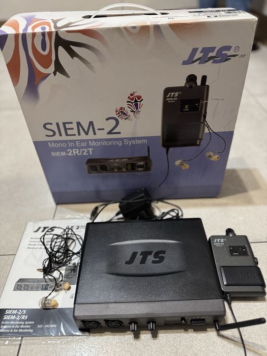 JTS SIEM-2 Bezprzewodowy monitor douszny/odsluch