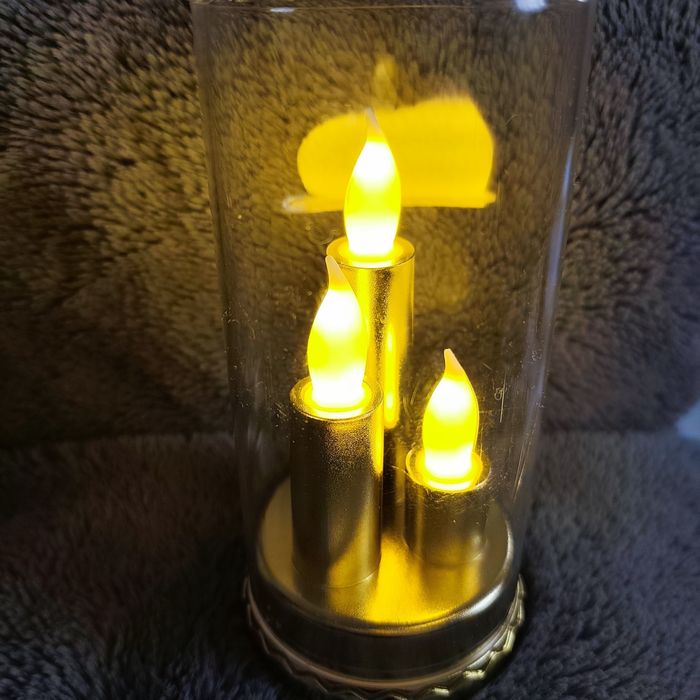 Świeca LED, 3 płomienie