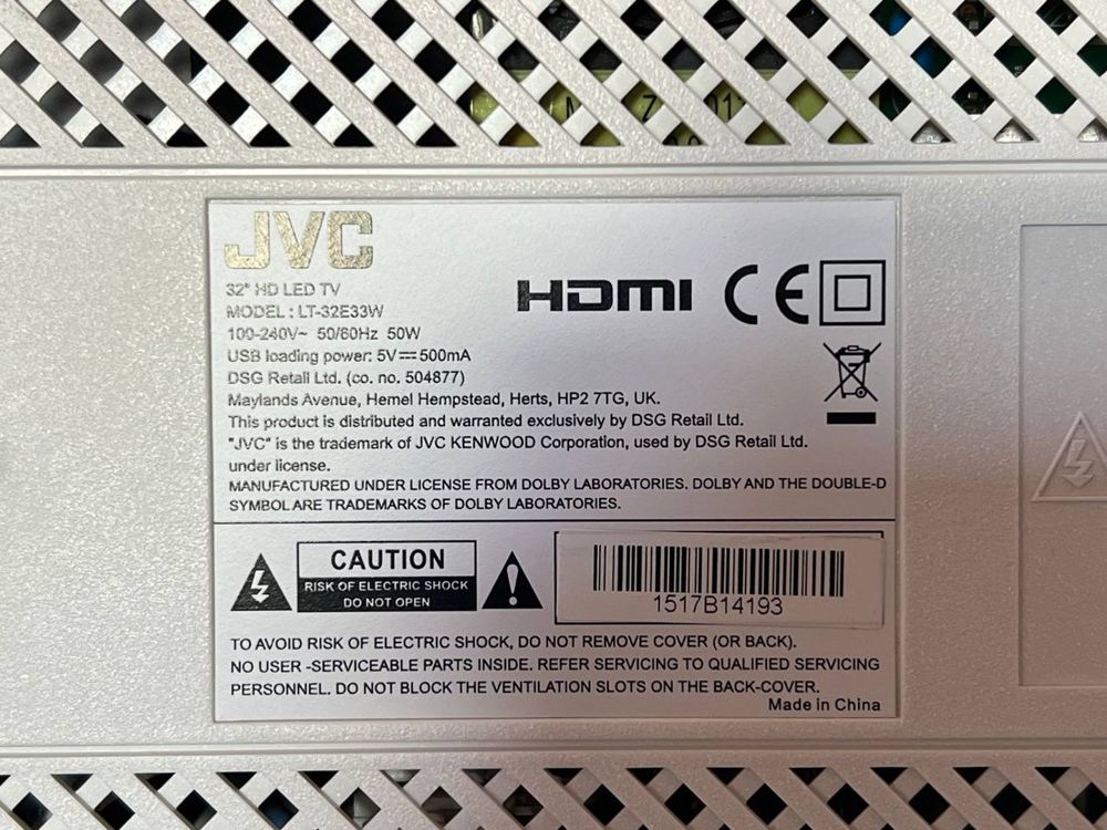 Телевізор JVC LT32E33W