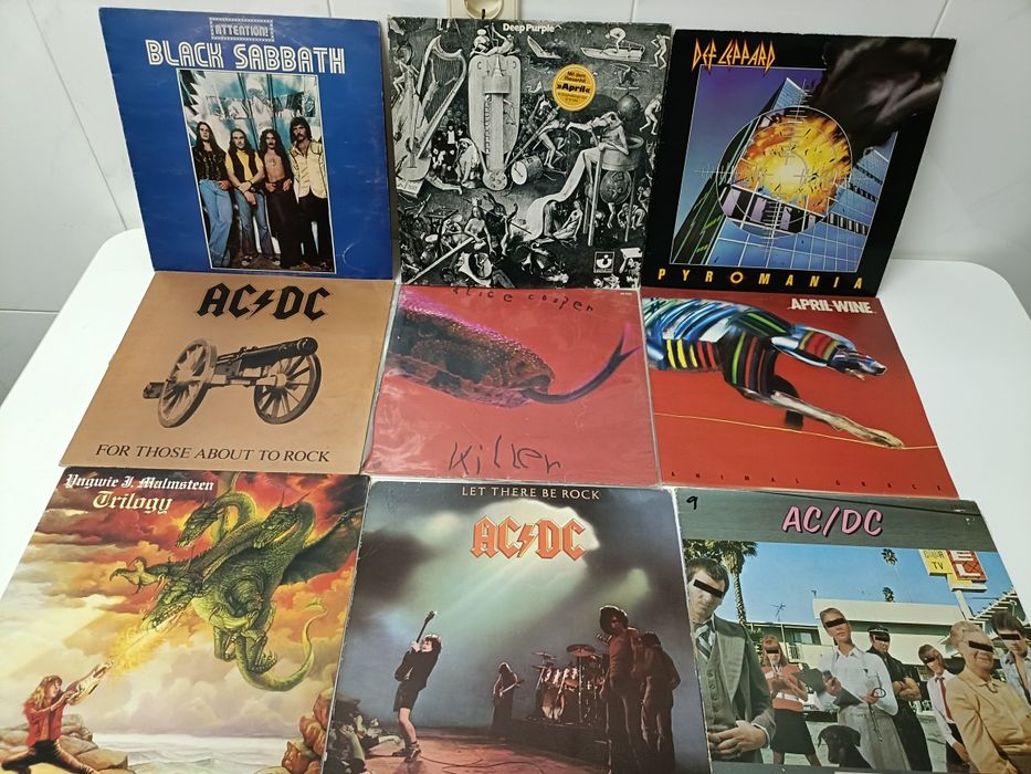 HEAVY METAL / HARD ROCK: Álbuns selecionados {discos de vinil}