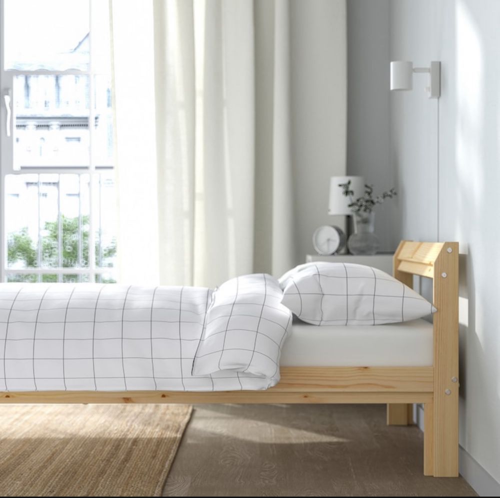 Cama individual (com colchão) Ikea - Neiden