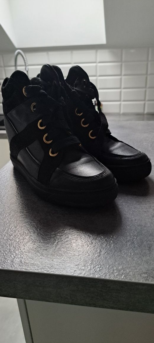 Sneakersy czarne badura