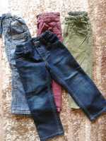 Zestaw spodni chlopiec 98 lupilu h&m jeansy super stan