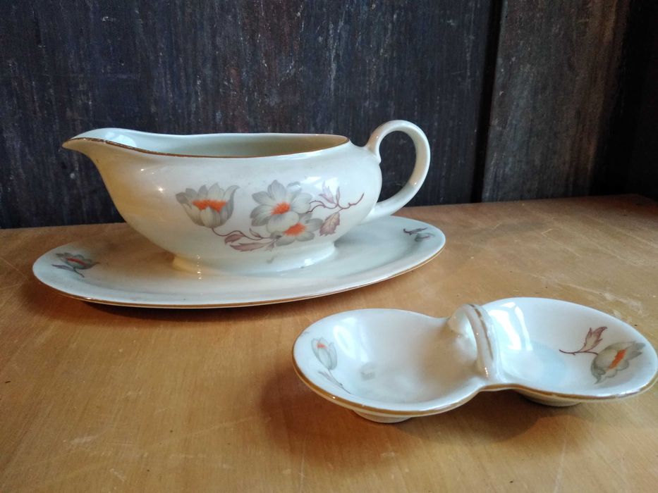 Stara porcelana sosjerka Giesche Bogucice przedwojenna