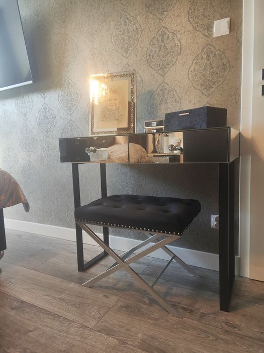 Lustrzana Konsola biurko toaletka Glamour