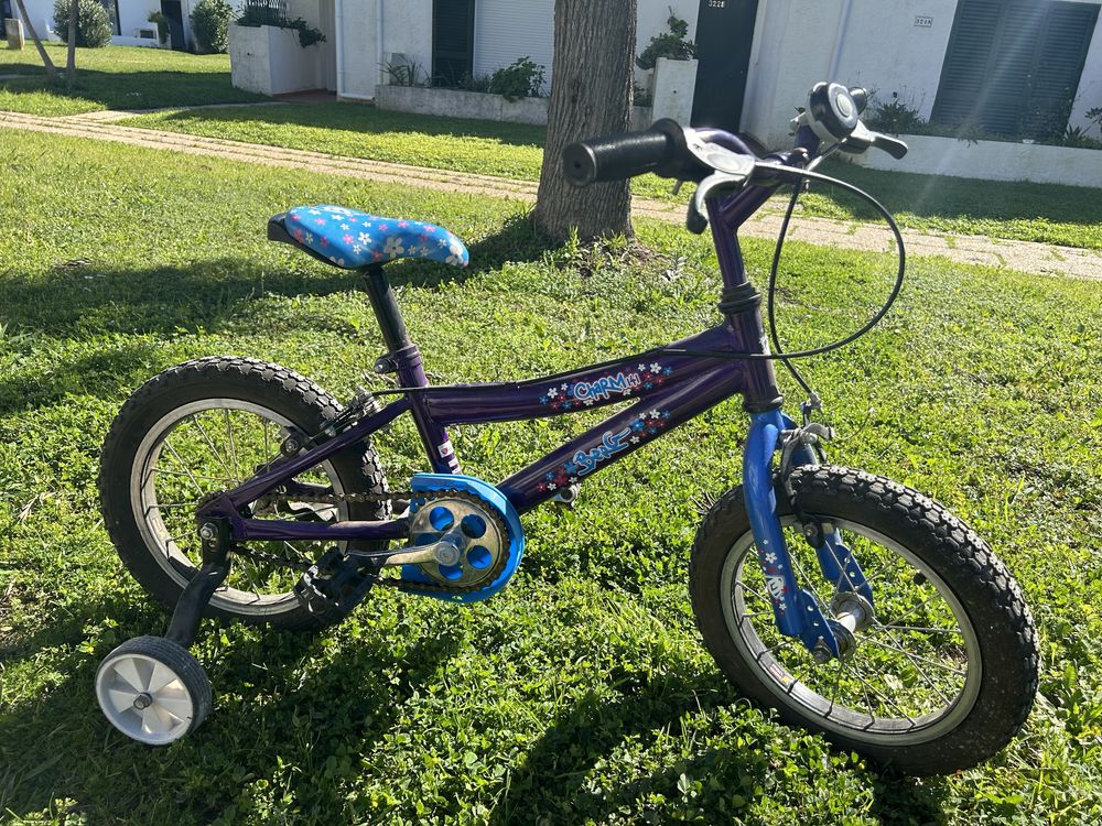 Bicicleta com rodinhas 14’