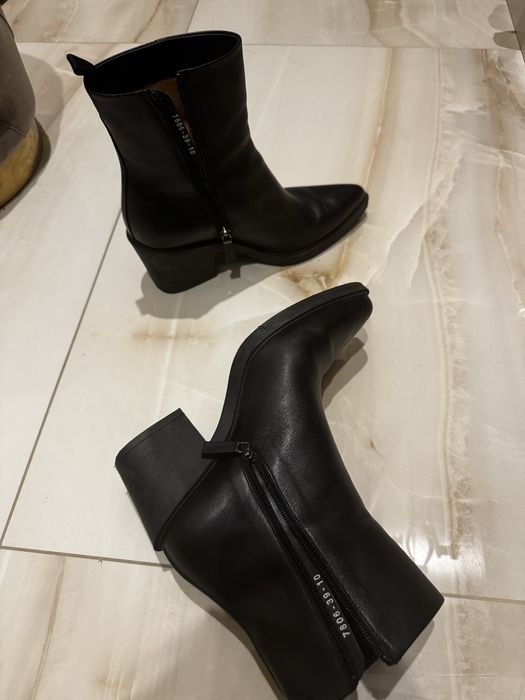 Казаки бренд Anna Cori 39 натуральна кожа