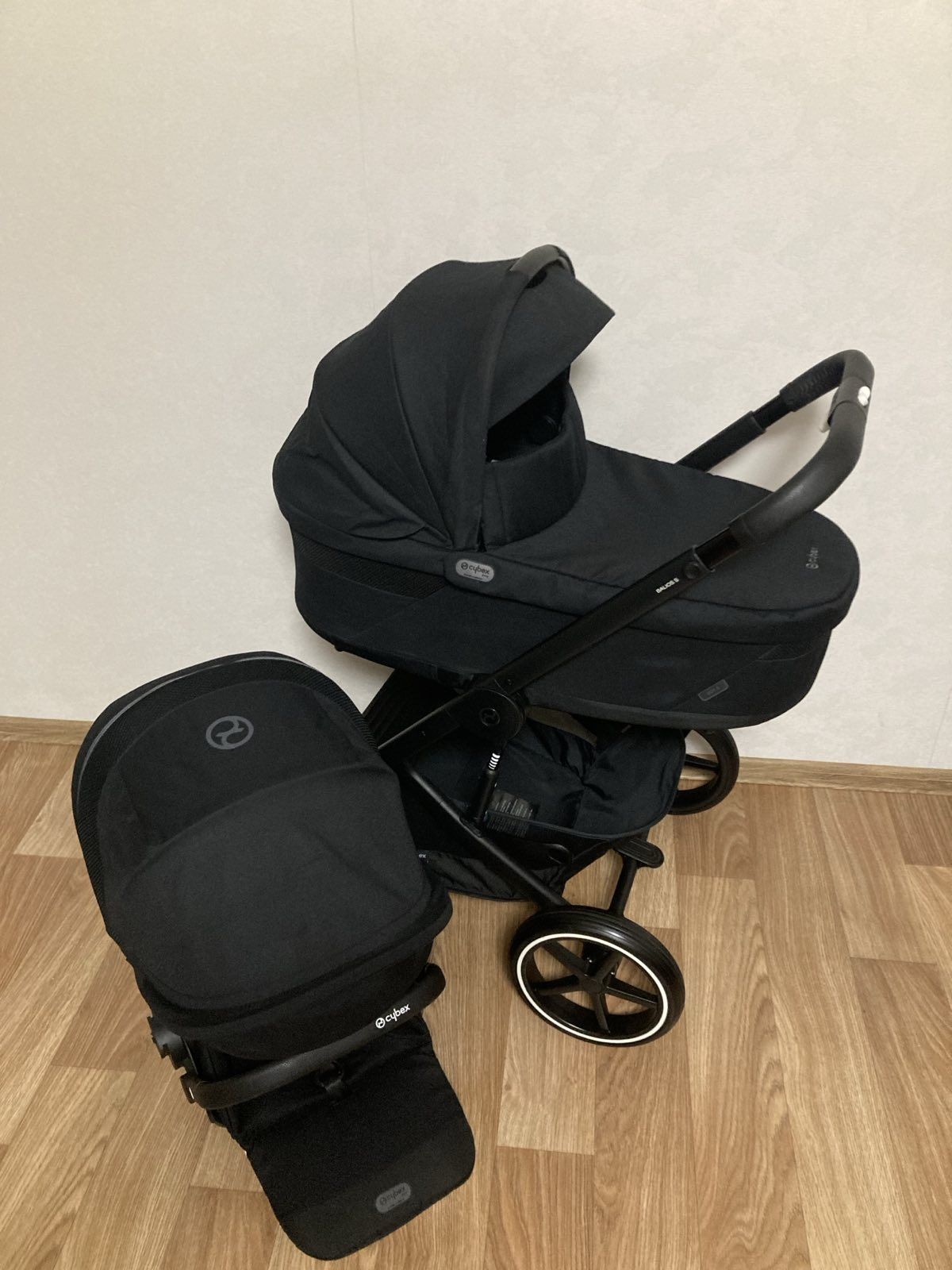 Cybex balios S lux 2в1 Black Сайбекс Коляска