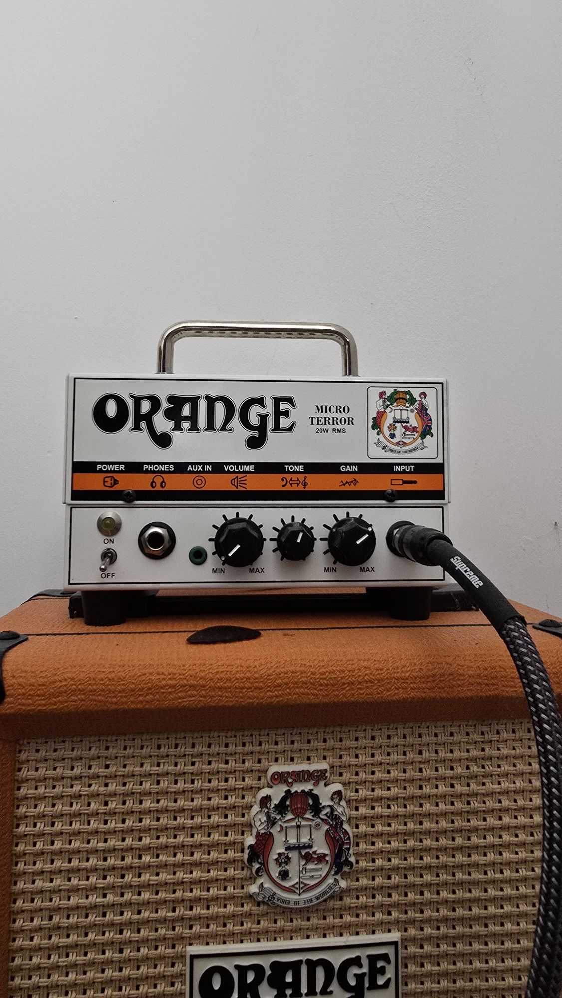 Wzmacniacz Orange Micro Terror + Kolumna