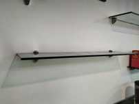 Prateleiras em Vidro com apliques de parede....várias