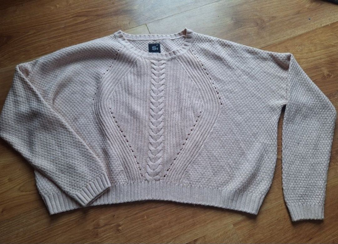 Sweterek sinsay owersize crop top
