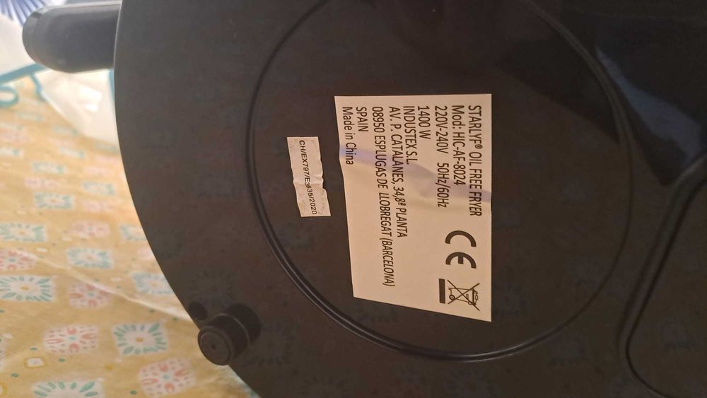 Fritadeira sem óleo airfryer Starlyft 3,8 litros 1400 w