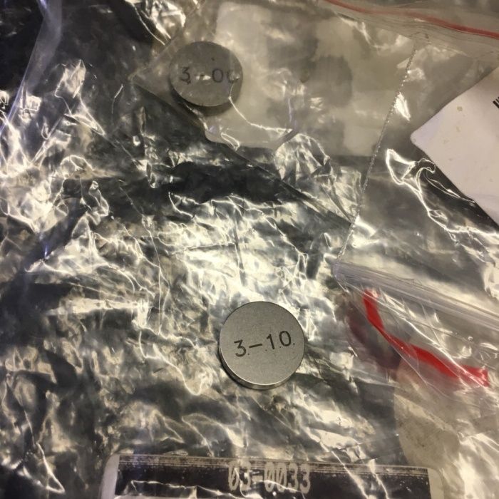 Шайбы регулировки клапанов D= 13.42 ммØ ситроен peugeot 13,42 шайба