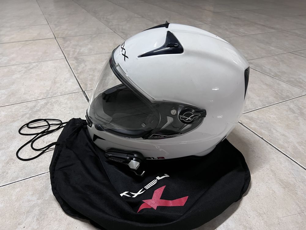 Capacete Nexx branco senhora tamanho S