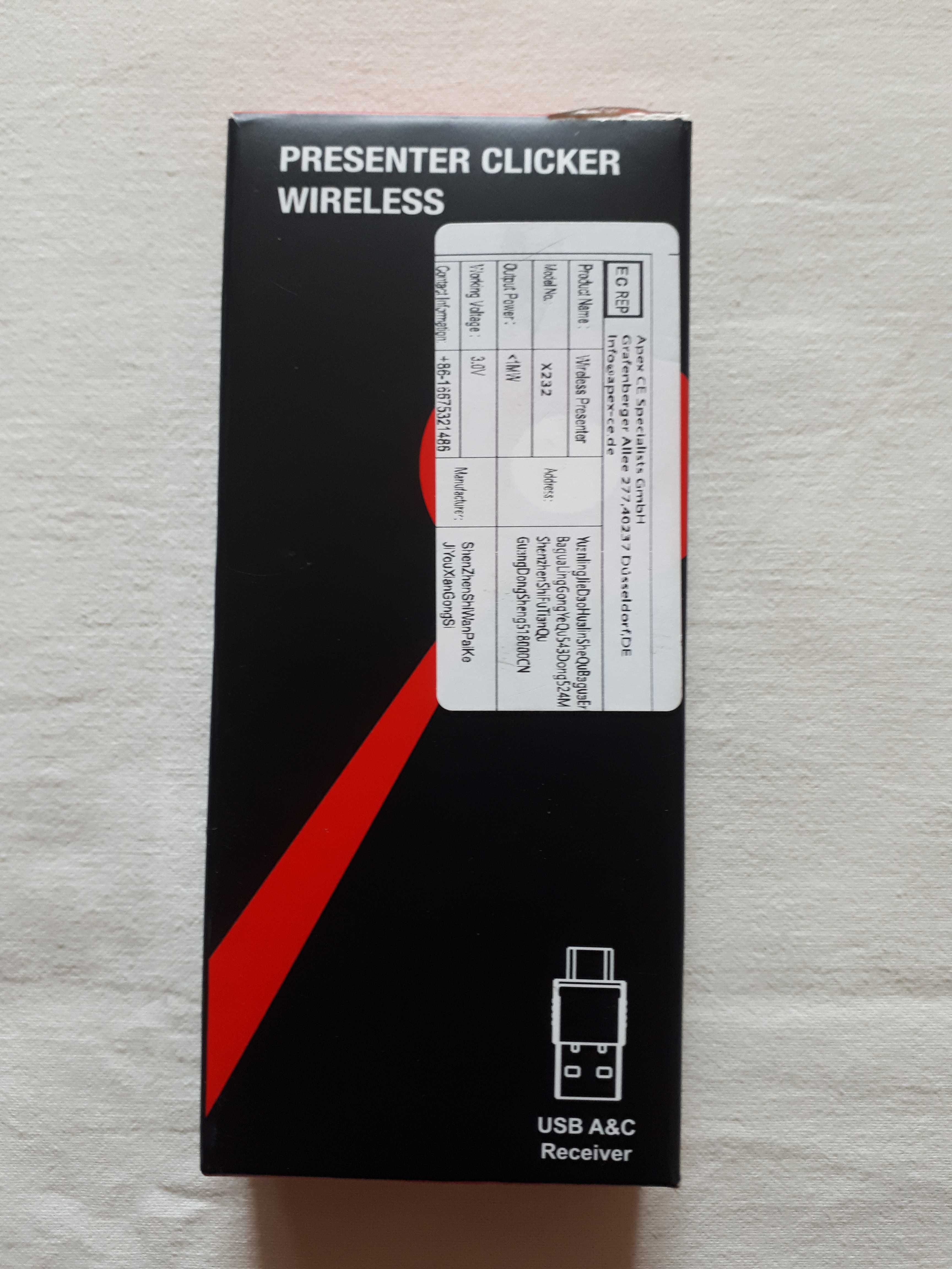 Презентер  Presenter  Clicker  Wireless  X232