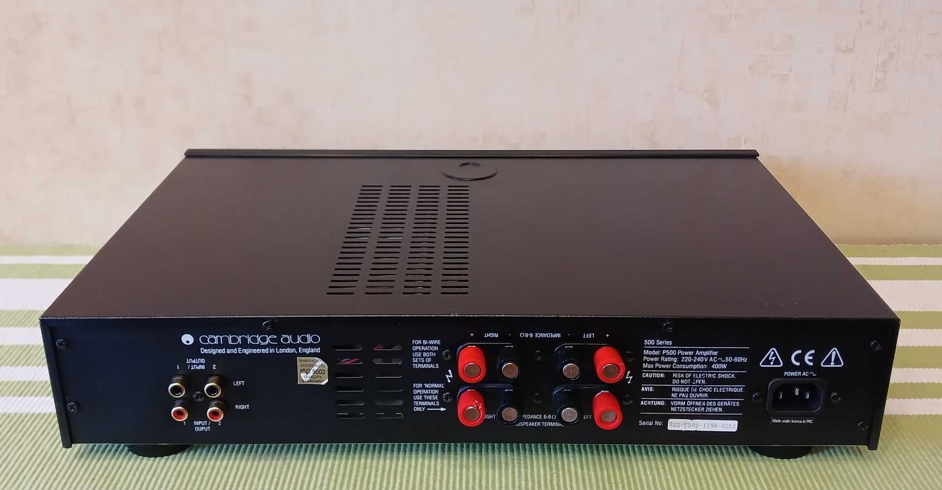 Підсилювач потужності Cambridge Audio P500