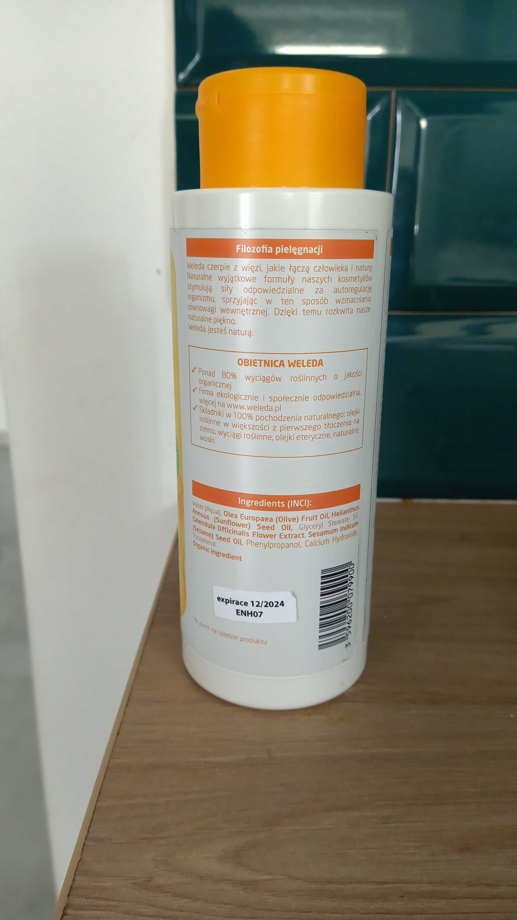 Mleczko do przewijania Weleda baby 400ml okazja nowe