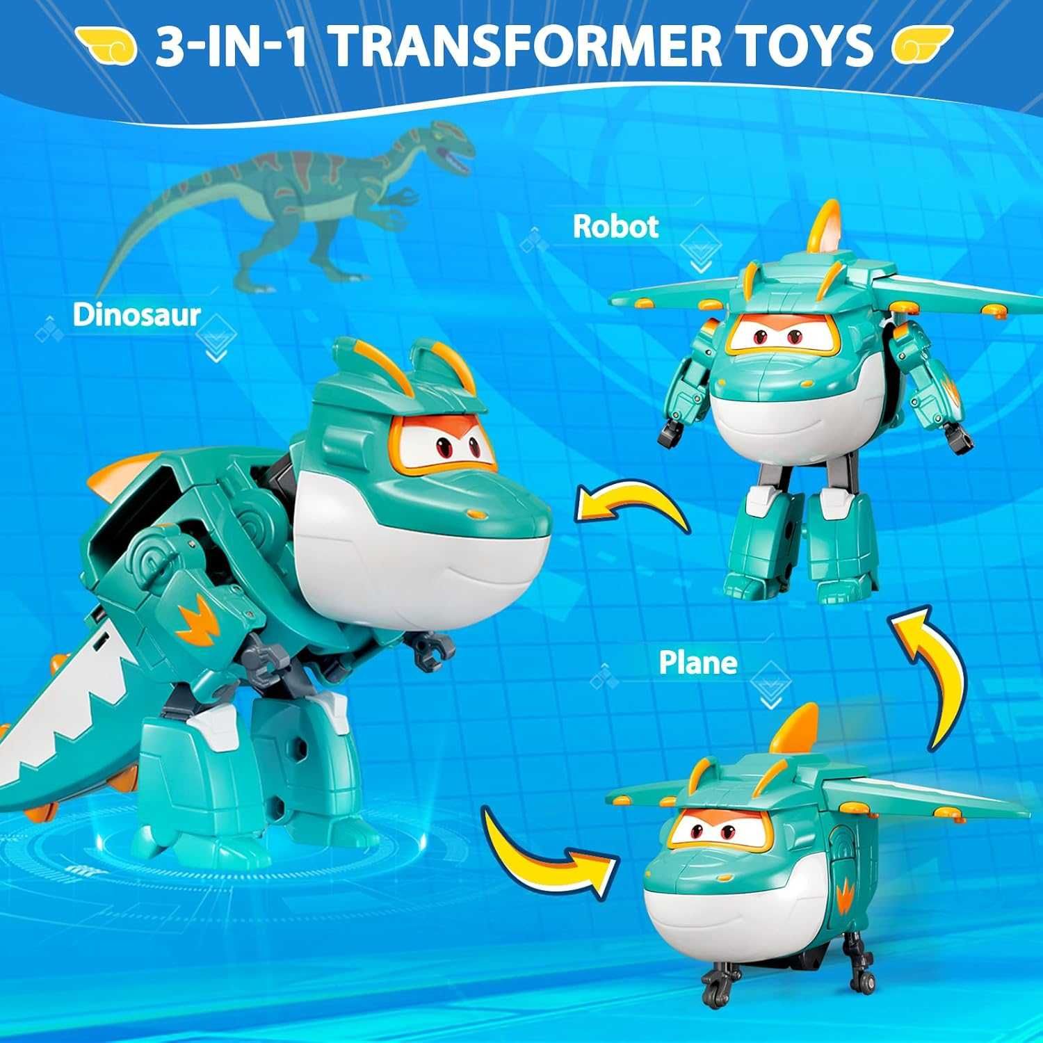 Super Wings Transformacja Tino & Pet
