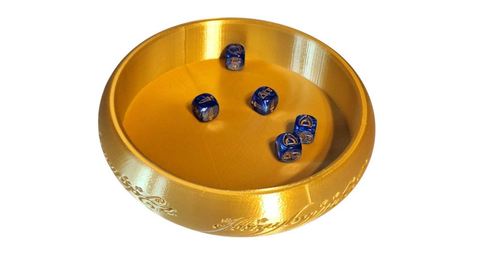 Tacka na kości motyw pasujący do Władca Pierścieni Wojna o pierścień