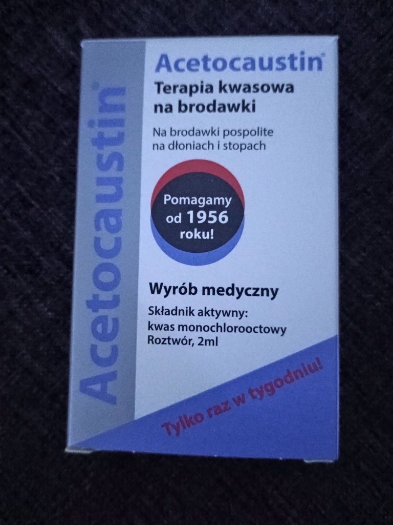 Acetocaustin Vericaust płyn na brodawki