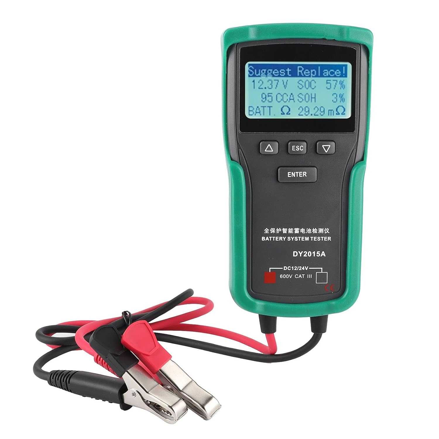 Tester akumulatora 12V i 24V DY2015A